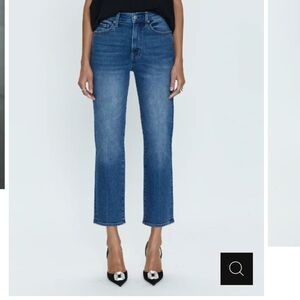 Pistola Charlie High-Rise Ankle Straight Jean In Augustus